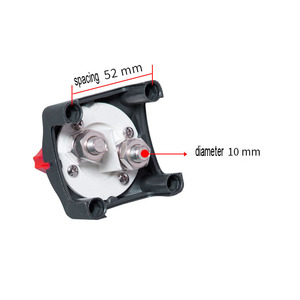 Isolateur de batterie double pour voiture, véhicule, camping-car, bateau, interrupteur principal, panne de courant à 2 vitesses Dpdt 12V 24V 48V pour application d'instruments - Product Image 3