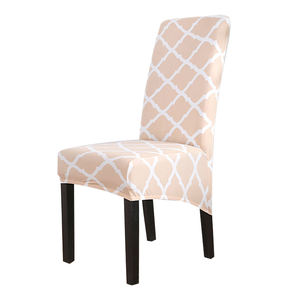 <span class=keywords><strong>Housse</strong></span> <span class=keywords><strong>de</strong></span> <span class=keywords><strong>chaise</strong></span> jacquard élastique <span class=keywords><strong>grande</strong></span> <span class=keywords><strong>taille</strong></span> pour bureau, restauration, banquet, décoration, polyvalente, utilisation générale quatre saisons - Product Image 1