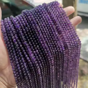 2020 Grosir Batu Alam 5A Amethyst Batu Permata Longgar Manik