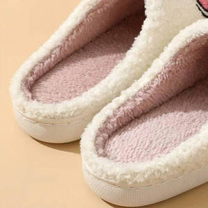 Brand New Ladies' TPR <b>Sole</b> Flat for <b>Slippers</b> Fluffy Plush Lining with Cushioning for Summer and Autumn Fast Shipping - Product Image 5