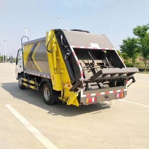 รถบรรทุกขยะ Isuzu ELF 4X2 4-6CBM แบบยกท้าย สำหรับทำความสะอาดชุมชนและบริการเทศบาล  รุ่นที่โรงงานแนะนำ - Product Image 4