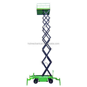 Plataforma Elevadora de Tijera Móvil Eléctrica de Corriente Continua/Alterna de Alta Venta - Elevador Hidráulico para Personal - Product Image 1