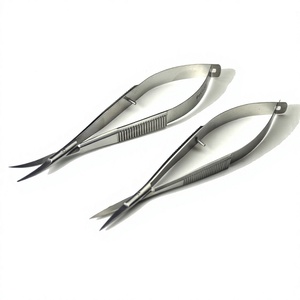 Extra Fine Point Curved Stainless Steel Beauty <b>Cuticle</b> <b>Scissors</b> / Manicure <b>Scissors</b> / Embroidery <b>Scissors</b> Right-handed Nail Care - Product Image 1