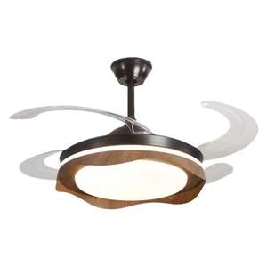 Ventilador de Techo Inteligente de 42 Pulgadas con Aspas Ocultas, Ventiladores de Techo Retráctiles Inteligentes e Invisibles con Luces y Control Remoto - Product Image 1