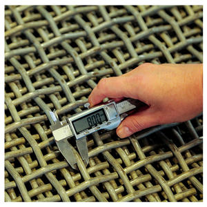 Speciaal mangaanstaal geweven gaas trommelscherm staaldraadgaas 3,5 mm draaddiameter geweven metaalgaas gesneden metaalgaas - Product Image 5