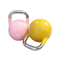 Kettlebell en acier RUIBO avec logo personnalisé, usage commercial, finition en acier peint durable, fabriqué en Chine, emballé en carton pour la musculation