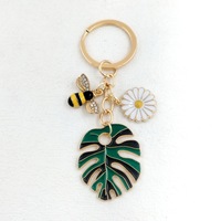 Mignon émail métal cristal diamant strass insecte abeille coccinelle sac breloque porte-clés pendentif sac à main bijoux porte-clés accessoires