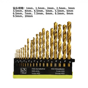 DIN338 19 Chiếc Thép Không Gỉ Hss <span class=keywords><strong>Twist</strong></span> <span class=keywords><strong>Drill</strong></span> <span class=keywords><strong>Bit</strong></span> Hộp Khoan Bits - Product Image 2