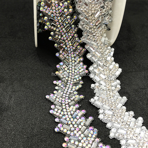 TR038 Nouveaux accessoires vestimentaires faits à la main, motif en strass de <span class=keywords><strong>pierre</strong></span> de cristal colorée, technique de pose à chaud foncée, <span class=keywords><strong>pierre</strong></span> pour chaussures - Product Image 6