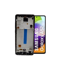 Écrans LCD de téléphones mobiles OLED d'origine pour Samsung A525 A52 4G Pièces de téléphone mobile Remplacement d'écrans LCD Réparation avec pack de service LCD