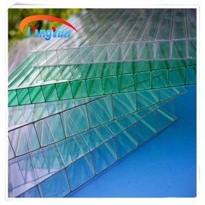 Matériaux de construction Feuille creuse en polycarbonate Offre Spéciale de haute qualité Feuille creuse en PC ignifuge résistant aux UV pour serre - Product Image 1