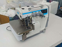 Nouvelle machine à coudre surjeteuse industrielle Jack E5 à entraînement direct, épaisseur réglable, 3 fils, 4 fils, 5 fils