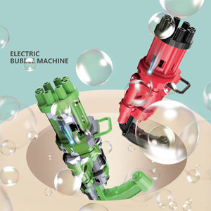 Pistola de burbujas automática 2 en 1 para niños, máquina eléctrica de burbujas de agua y jabón de verano, juguete de regalo - Product Image 3