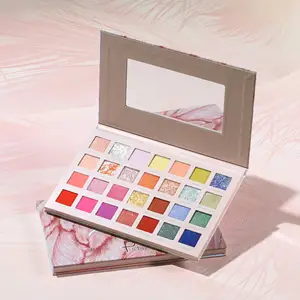 Pudaier Bán Buôn Tùy Chỉnh 28 Màu Trang Điểm Glitter Eye Shadow Palette Nhà Cung Cấp