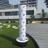 Nouveau système hydroponique vertical de jardinage aéroponique en serre agricole