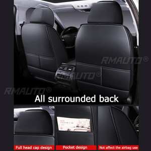 For Chevrolet 2PCS Car Front Seat <b>Covers</b> PU Leather Seat Cushion <b>Cover</b> <b>Protector</b> Silverado Sierra 1500 2500HD 3500HD 2007-2021 - Product Image 3