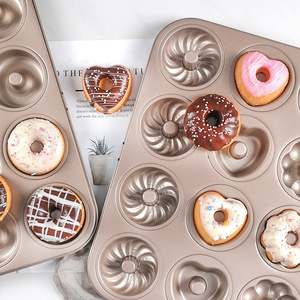 Moldes para hornear donas de acero al carbono, estilo mini creativo, antiadherentes, para hornear pasteles y galletas en casa, para hacer DIY. - Product Image 4