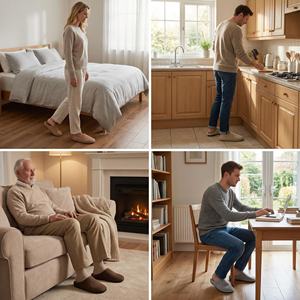 Colección de Invierno de Lujo Unisex Yearning, Ropa de Casa de Piel Sintética de Visón, Color Sólido, Cálida, Impermeable, Ligera y Transpirable - Product Image 4