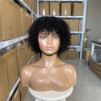Offre Spéciale en Gros : Perruques Pixie Pas Chères, Sans Eau, Sans Colle, Fabriquées à la Machine, 100% Cheveux Humains Vierges Brésiliens, Direct Usine