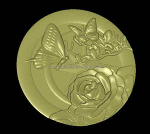 Molde de Pressão Cosmético de Cobre com Design Floral Personalizável para Pó de Sombra com Relevo - Product Image 5