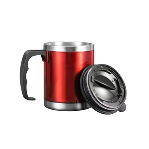Botella de Agua con Aislamiento al Vacío de Acero Inoxidable de Doble Capa con Asa <span class=keywords><strong>para</strong></span> Café, <span class=keywords><strong>para</strong></span> <span class=keywords><strong>Estudiar</strong></span> y Trabajar en Interiores - Product Image 1