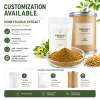 Extrait de fleur de chèvrefeuille LongBio Lonicera Japonica en poudre 5%-98% Acide Chlorogénique Ingrédient Botanique Naturel Approvisionnement en Vrac OEM