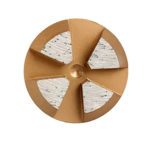 Disque de meulage diamant à liaison métallique Redi Lock de 4 pouces, tampons de polissage de sol en béton