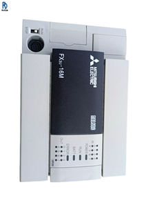 Controlador Lógico Programable (PLC) FX3U-16MR/ES-A21 con 8 Entradas y 8 Salidas, Sistema de Automatización Industrial - Product Image 1