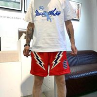 Großhandel heißer Verkauf Herren Mesh Shorts Basketball Laufen Eric Emanuel Shorts Sommer Print Gym Sport Polyester Shorts