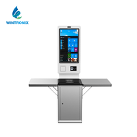 Caisse enregistreuse libre-service numérisation paiement Cash Alipay Machine de commande Kiosque libre-service pour restaurant