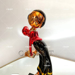 Sculpture Pop Art en résine de la femme de <span class=keywords><strong>Popeye</strong></span>, aux couleurs chromées, inspirée des classiques de la bande <span class=keywords><strong>dessin</strong></span>ée, Statue <span class=keywords><strong>Olive</strong></span>, objet de collection pour galerie, Oliva - Product Image 6