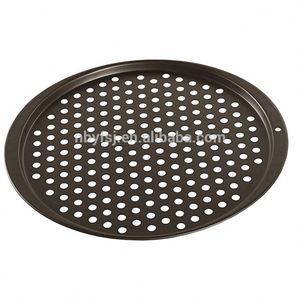 YJ 165920 Antiaderente In Acciaio Al Carbonio Perforato Torta Della <span class=keywords><strong>Pizza</strong></span> Pan Con Cottura Vassoio Rack Per La Vendita - Product Image 4