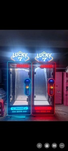 Arcade đồng tiền hoạt động trò chơi may mắn <span class=keywords><strong>7</strong></span> cắt giải thưởng trò chơi vừa Claw máy cần cẩu Claw máy để bán - Product Image 5