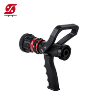 Lance d'incendie à poignée pistolet réglable en alliage d'aluminium haute pression longue portée 1,5'' 2,5'' pour raccord Storz Incendies de classe A/B