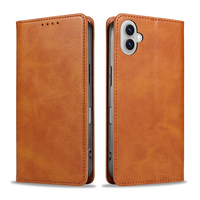 Funda Tipo Cartera de Cuero PU Premium para iPhone 17 - Funda con Soporte para Teléfono, Ranuras para Tarjetas, Cierre Magnético y Carcasa Antigolpes