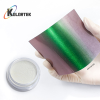Poudre de pigment Aurora à effet bleu-violet changeant de couleur Kolortek, qualité cosmétique, pour fard à paupières
