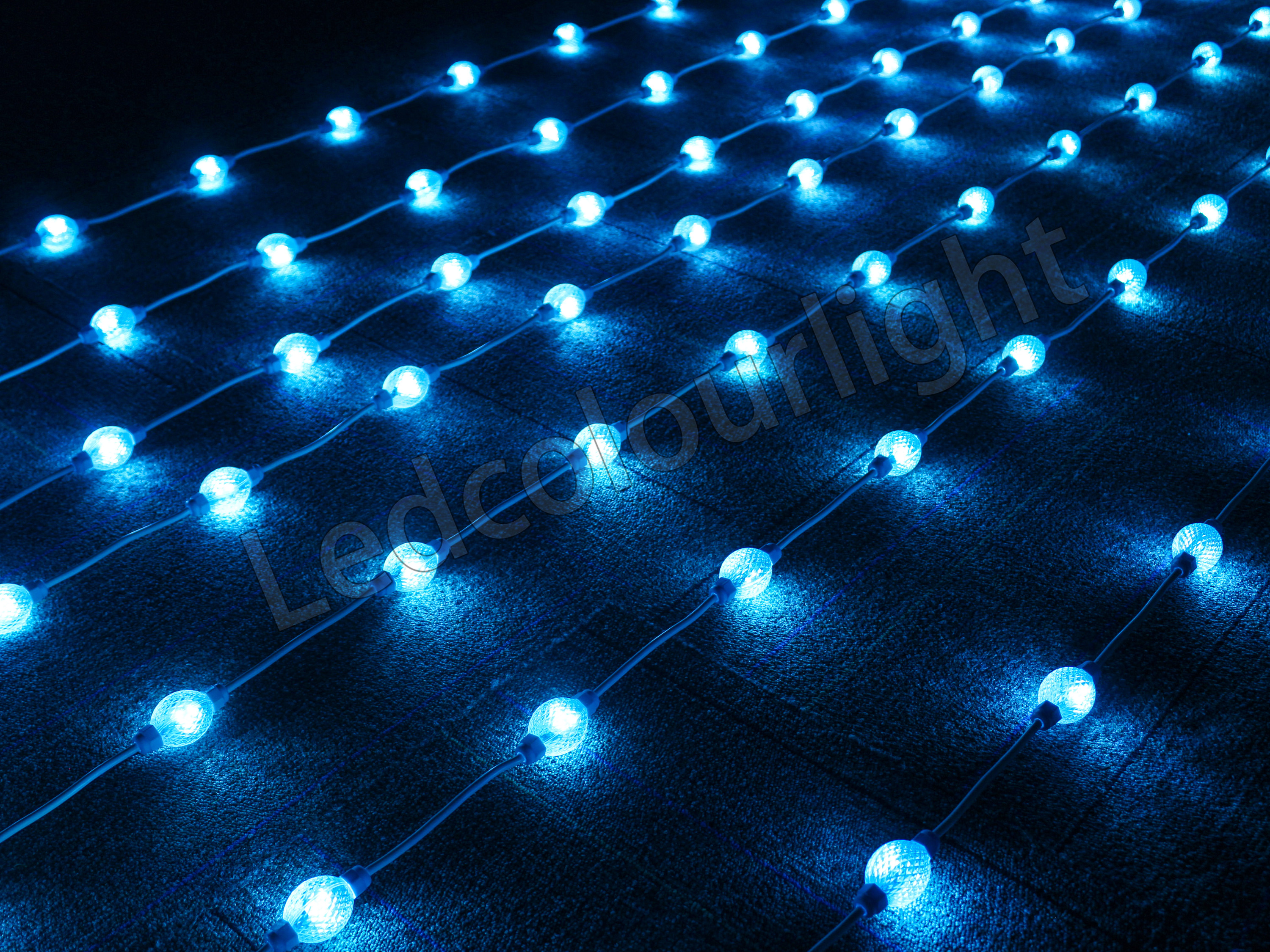 LED 3D Pixel String Ball SPI/DMX RGB Sphere LED Controllable LED Curtain Lights for Ambient Decor Festive Parties Outdoor Events