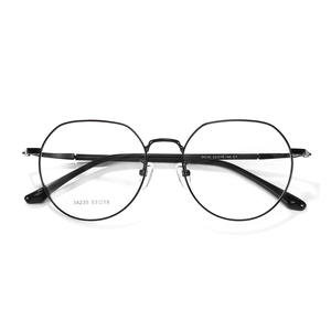 Gafas de Metal Redondas Danyang 53-18-145 Unisex para Miopía, Montura Extra Ancha, Ideales para Rostros Ovalados - Product Image 1