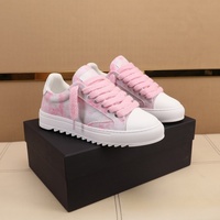 Scarpe Sportive Casual Leggere con Rialzo, Allacciate, in Denim e Rete, Punta Tonda, Ricamate, Multicolore