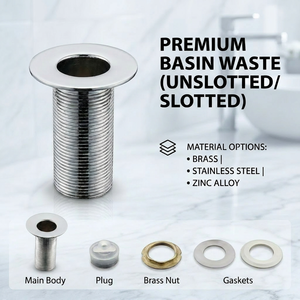 Tapón y Desagüe de Acero Inoxidable Cromado a Precio de Fábrica para Ferreterías de Sudamérica con Certificación CE - Product Image 2