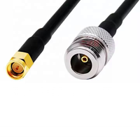 Adaptateur Jack femelle de type N vers prise mâle SMA, câble d'extension coaxial RF à faible perte RG58 RG223 195 240 200 5.8GHz, assemblage de câble Pigtail