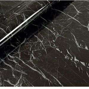 Autocollants en <span class=keywords><strong>vinyle</strong></span> PVC auto-adhésifs pour meubles de cuisine d'extérieur, effet bois noir épaissi, film décoratif protecteur - Product Image 6