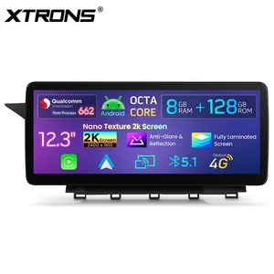 หน้าจอรถยนต์ XTRONS ขนาด 12.3 นิ้ว ป้องกันแสงสะท้อน ความละเอียด 2K ชิปประมวลผล Qualcomm 662 Octa Core หน่วยความจำ 8+128GB รองรับ 4G BT5.1 สำหรับรถเบนซ์ GLK-Class X204 พวงมาลัยซ้าย NTG 4.5/4.7 - Product Image 4