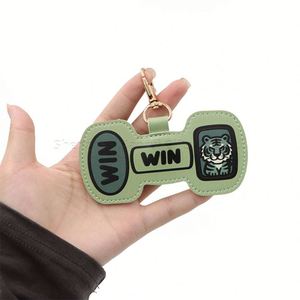<b>Dumbbell</b> Weights Bag for Backpack Cute Purse Charms Keyring Pu Leather Fitness Set Keychain - Product Image 6