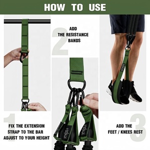 CZFIT LH2301 Bandas de Resistencia para Pilates con Doble Bucle, Bandas de Asistencia para Tracción, Bandas de Resistencia para Barra, Resistentes, Ajustables, Ligeras, de Tela - Product Image 3