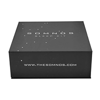 Confezione in cartone magnetica personalizzata magnetica per scarpe nere con Logo con Logo