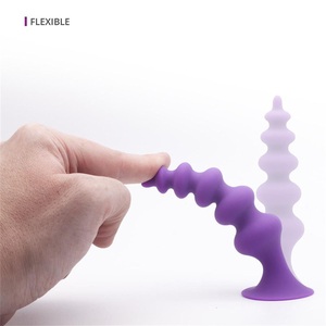 Grandi perline anali Butt Plugs in Silicone Kegel Ball Kulki Analne anale Butt Plug dilatatore spina anale lunga giocattoli sessuali per donna uomo Gay - Product Image 2