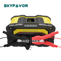 Cargador de Batería Universal para Motocicletas y Automóviles 12V 24V 10A con Reparación por Pulsos para Baterías de Litio (LiFePO4) y Plomo-Ácido