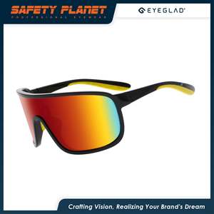 Gafas deportivas de Ciclismo de alta calidad retro de una pieza con protección UV para exportación al por mayor - Product Image 4