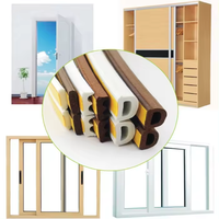 HBSN 2026 Bande d'étanchéité de porte en mousse EPDM insonorisante et coupe-vent, ultra-silencieuse, 9 mm x 6 mm, pour cadres de portes de chambre à coucher – Meilleures ventes